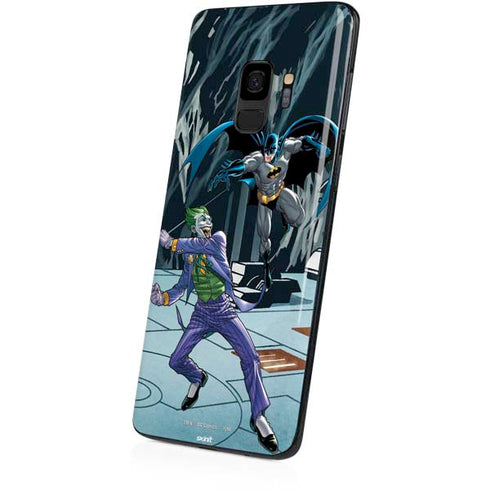 DC Comics The Joker vs Batman Art Galaxy S9 Skin